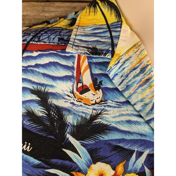 Vintage Royal Hawaiian Creations Mens Short Sleeve Hawaiian Shirt Size M USA - Picture 15 of 15